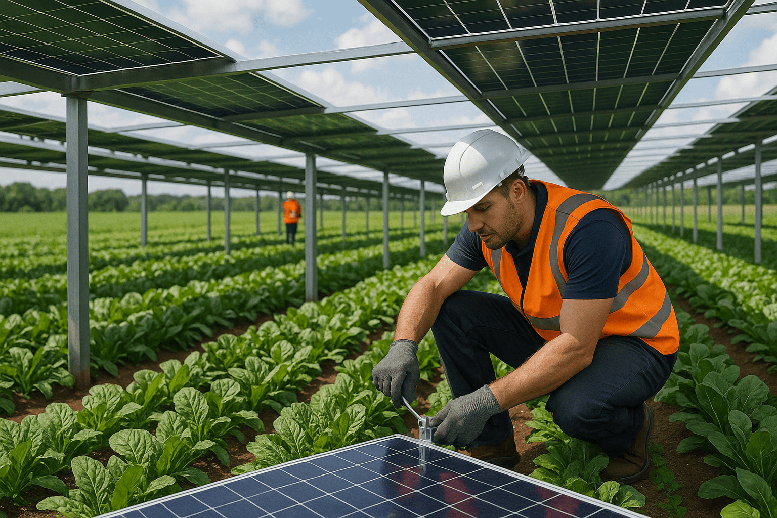 agrowoltaika, fotowoltaika, panele słoneczne