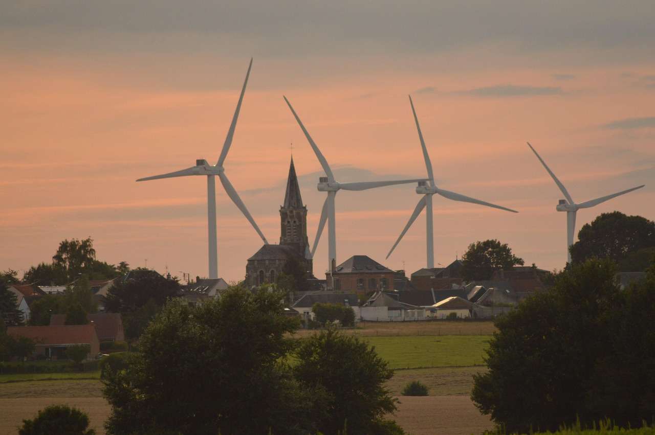 wiatraki, energia wiatrowa, turbiny wiatrowe