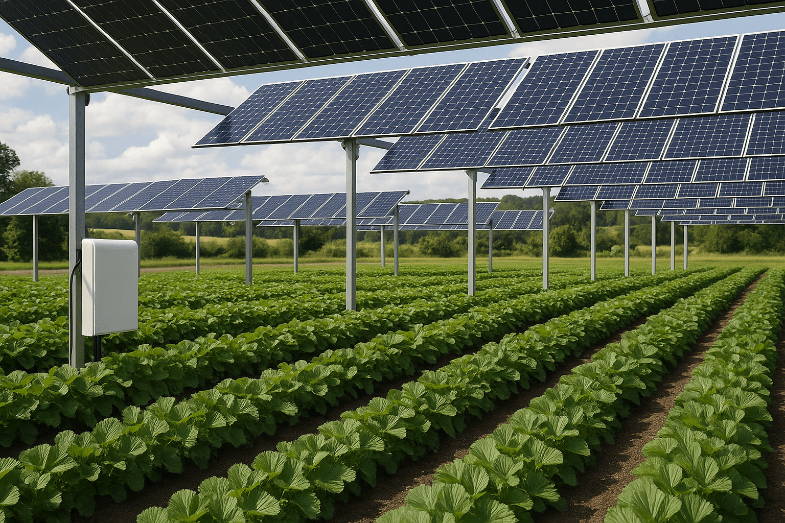 agrowoltaika, fotowoltaika, energia słoneczna, panele sloneczne