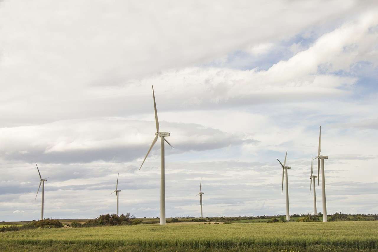 energia wiatrowa, wiatraki, turbiny wiatrowe,