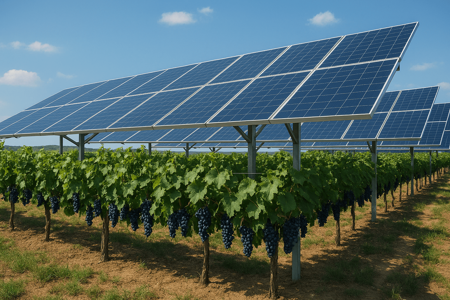 agrowoltaika, panele fotowoltaiczne