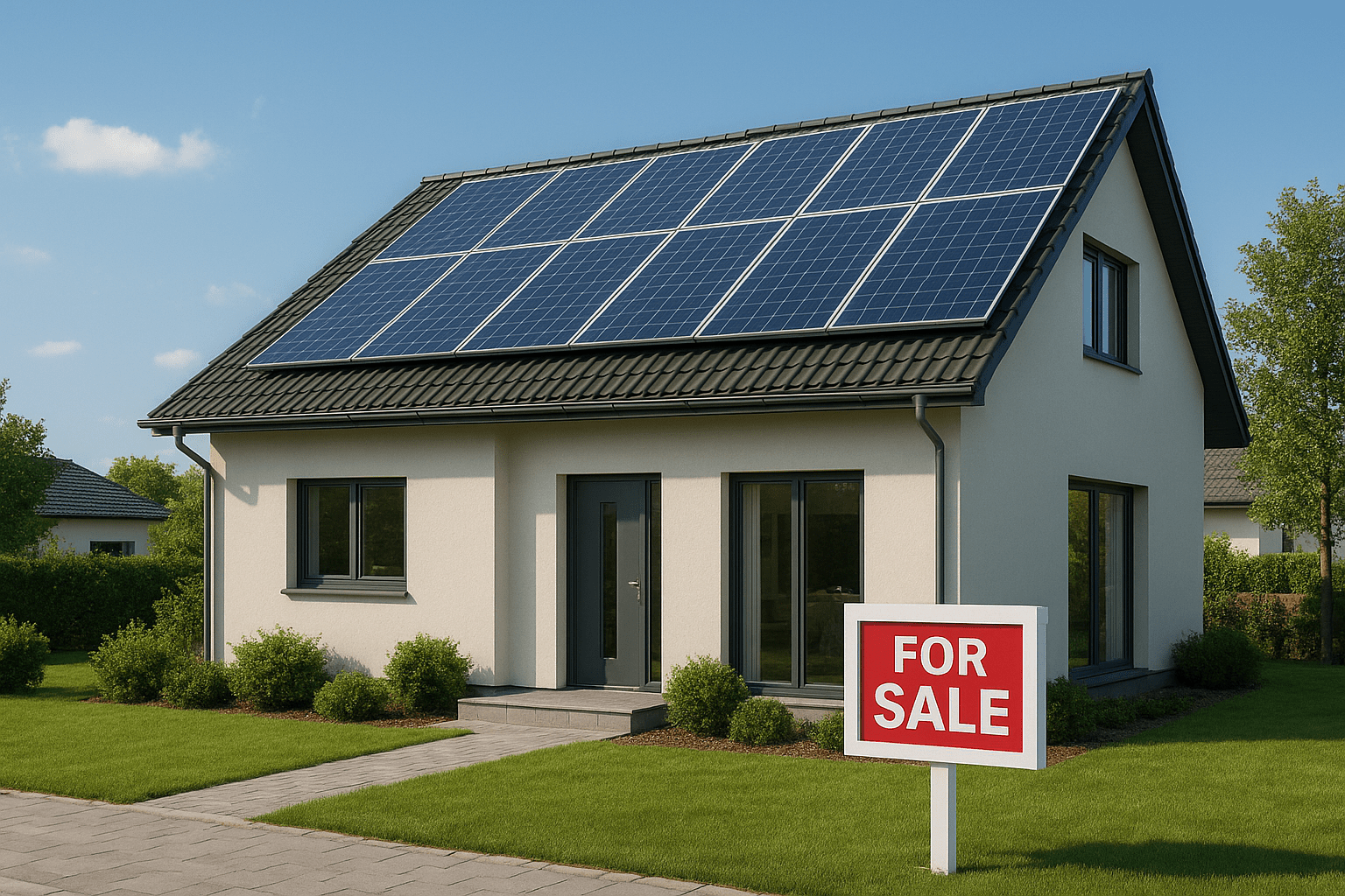 panele fotowoltaiczne, nieruchomość